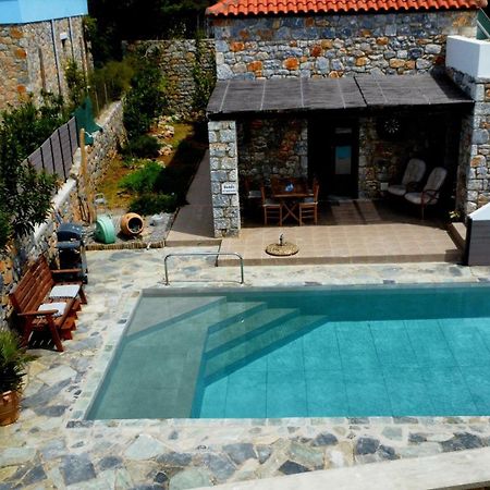 Villa Mavri Ruhige Private Pool Villa, Meerblick Agia Paraskevi  Zewnętrze zdjęcie