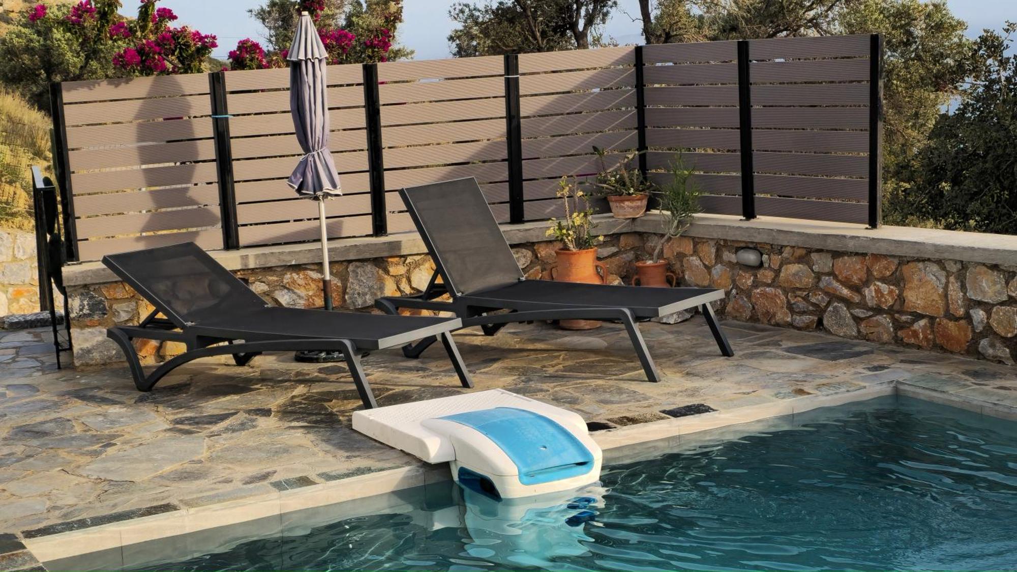 Villa Mavri Ruhige Private Pool Villa, Meerblick Agia Paraskevi  Zewnętrze zdjęcie