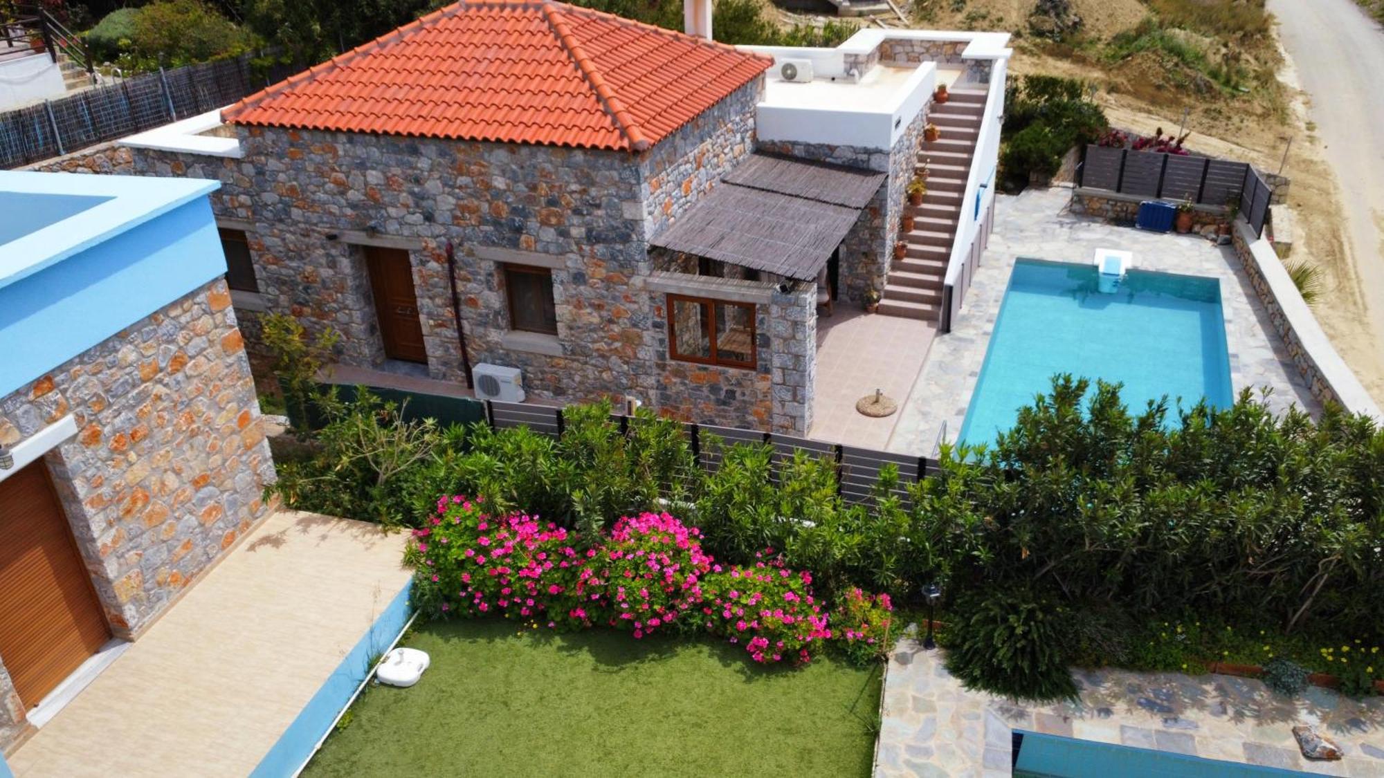Villa Mavri Ruhige Private Pool Villa, Meerblick Agia Paraskevi  Pokój zdjęcie